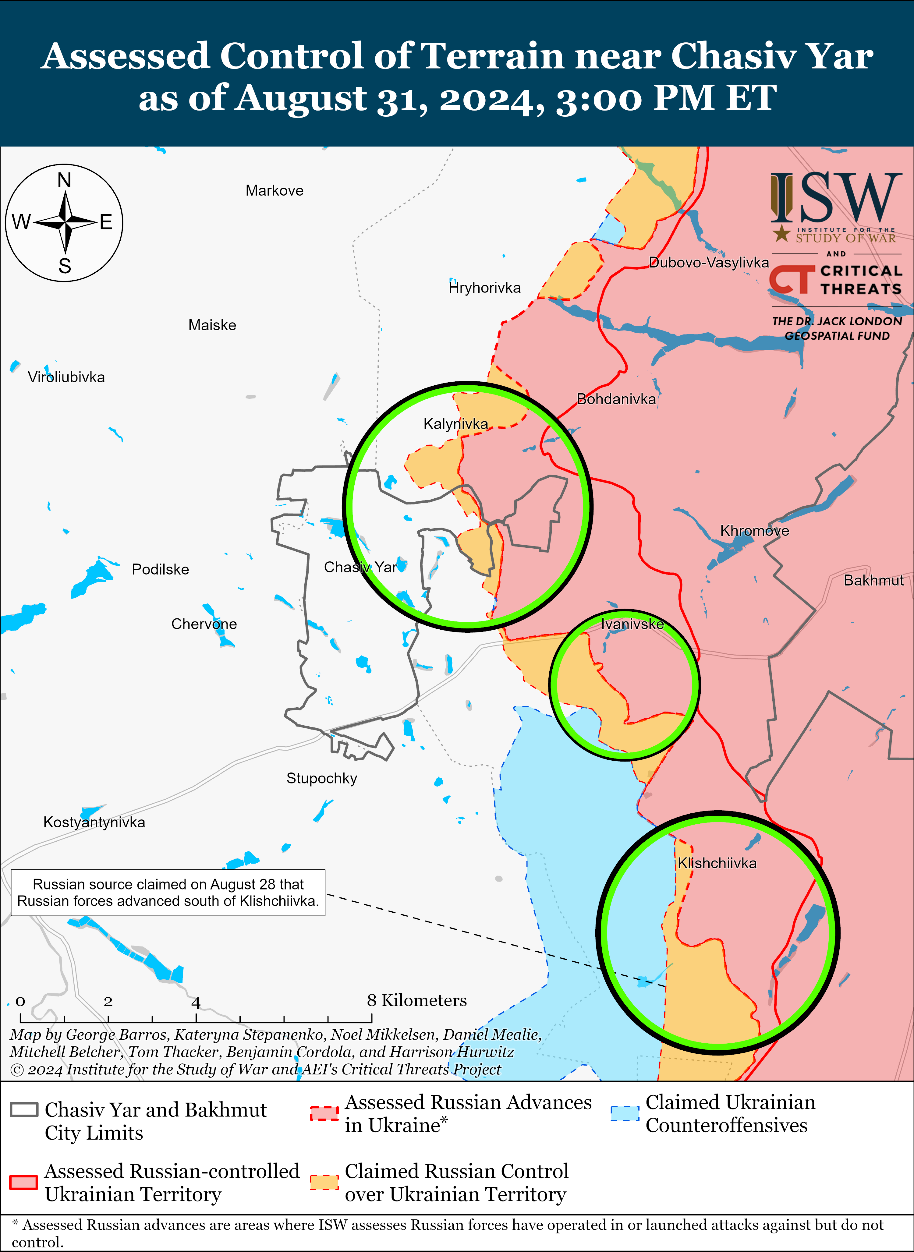 Російські війська знову просунулися в Донецькій області: карти ISW